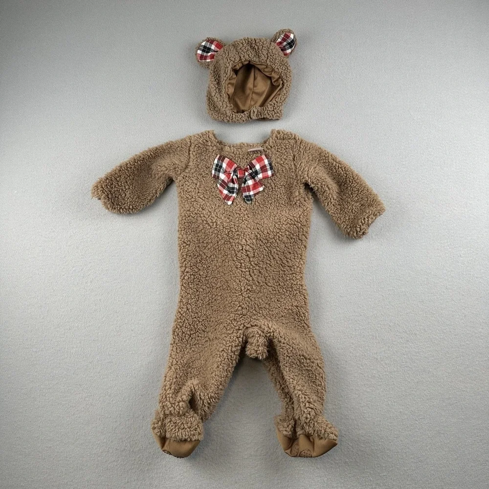 Spirit Halloween Baby Cuddly Bear Jumpsuit Infant 6-12 Months Costume
